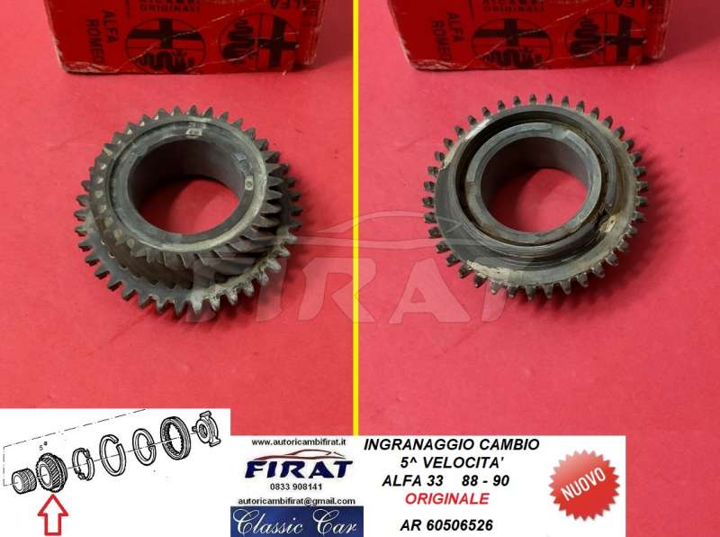 INGRANAGGIO CAMBIO ALFA 33 5^V. (60506526)